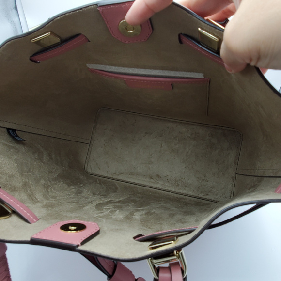 Michael Kors Medium Bucket Blakely Bag Rose Pink - Picture 6 of 7